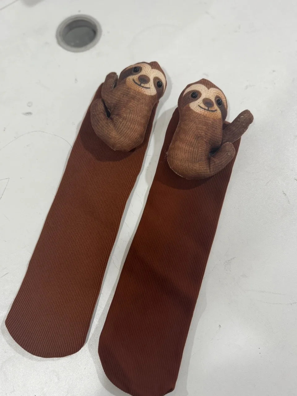 Fluffy 3D Ear Knit Animal Socks – Cute Winter Gift for Women, Teens & Kids