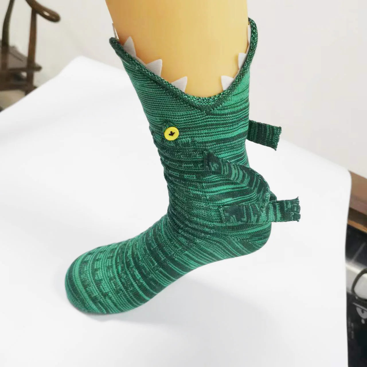 Fluffy 3D Ear Knit Animal Socks – Cute Winter Gift for Women, Teens & Kids